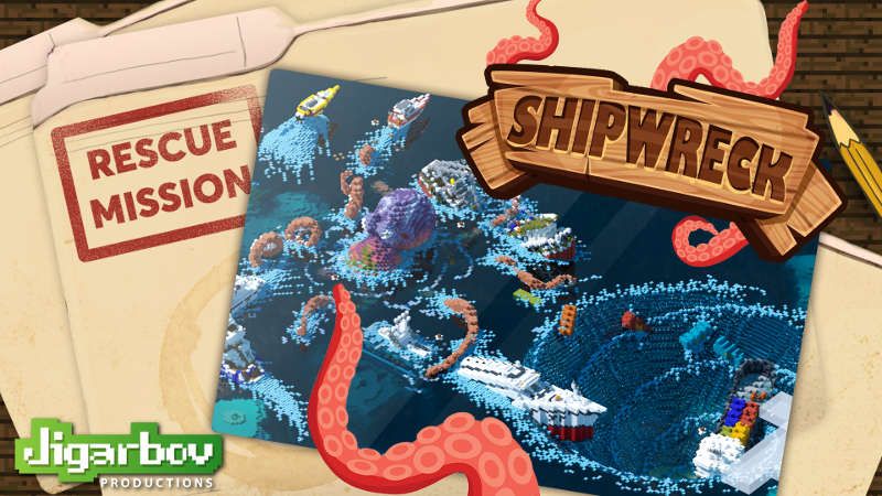 Rescue Mission Shipwreck on the Minecraft Marketplace by Jigarbov Productions Rescue Mission Shipwreck on the Minecraft Marketplace by Jigarbov Productions