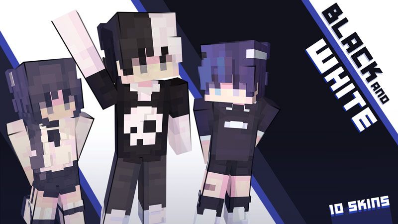 Black and White Fashion on the Minecraft Marketplace by Ninja Squirrel Gaming Black and White Fashion on the Minecraft Marketplace by Ninja Squirrel Gaming
