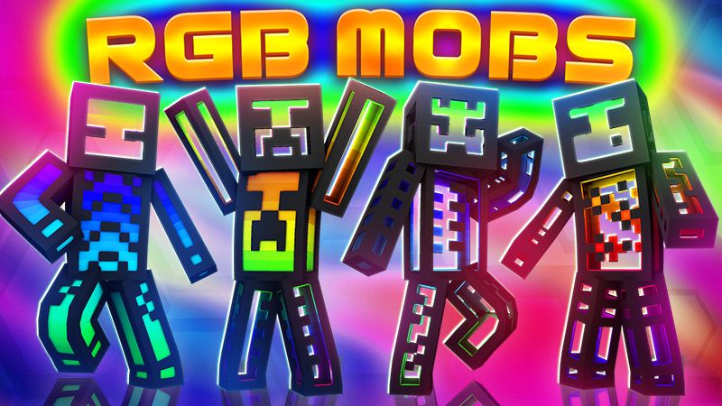 RGB Mobs on the Minecraft Marketplace by The Lucky Petals