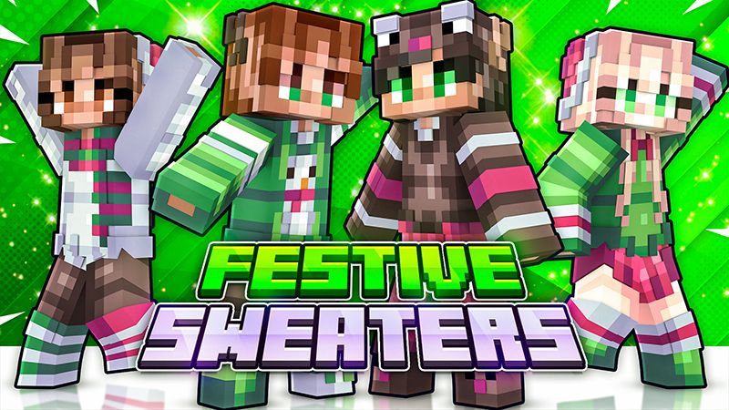 Festive Sweaters on the Minecraft Marketplace by Bunny Studios Festive Sweaters on the Minecraft Marketplace by Bunny Studios