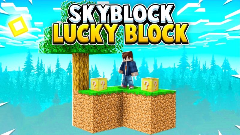 Chunklabs on X: Lucky block? Check! Skyblock? Check! This map combines lucky  blocks and skyblock! Open multiple types of lucky blocks and expand your  sky block. Lucky Block Skyblock is now available