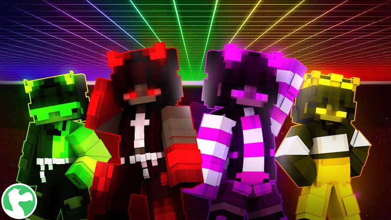 RGB Glow Demons on the Minecraft Marketplace by Dodo Studios RGB Glow Demons on the Minecraft Marketplace by Dodo Studios