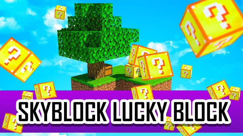 SKYBLOCK LUCKY BLOCK on the Minecraft Marketplace by 4KS Studios SKYBLOCK LUCKY BLOCK on the Minecraft Marketplace by 4KS Studios