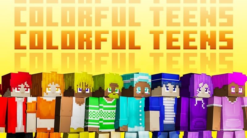 Colorful Teens on the Minecraft Marketplace by Dalibu Studios Colorful Teens on the Minecraft Marketplace by Dalibu Studios