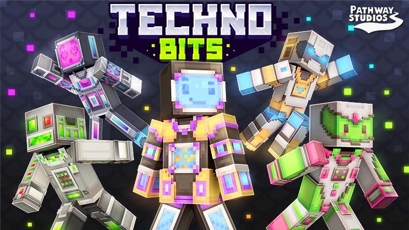 Techno Bits on the Minecraft Marketplace by Pathway Studios Techno Bits on the Minecraft Marketplace by Pathway Studios