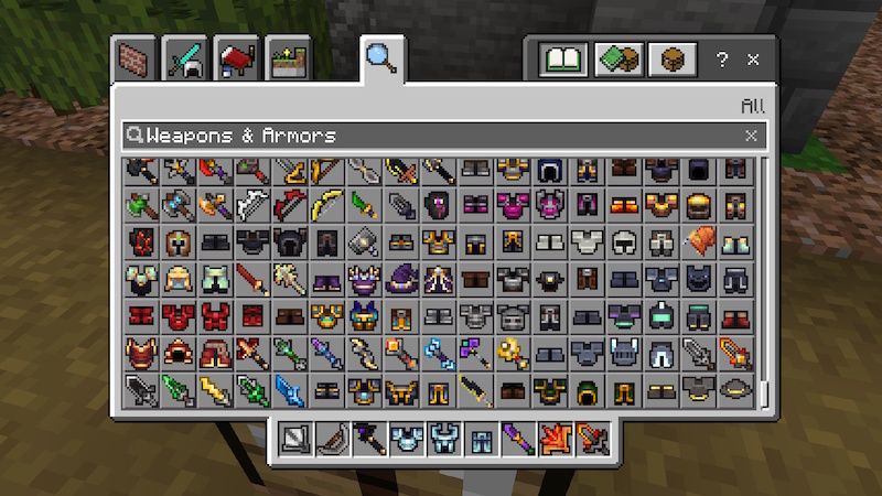 Weapons & Armors Add-on by Pixell Studio