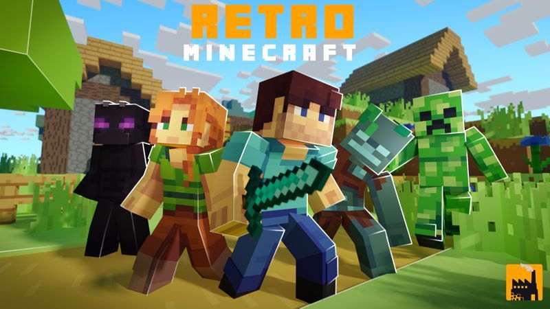 Retro Minecraft on the Minecraft Marketplace by Block Factory Retro Minecraft on the Minecraft Marketplace by Block Factory