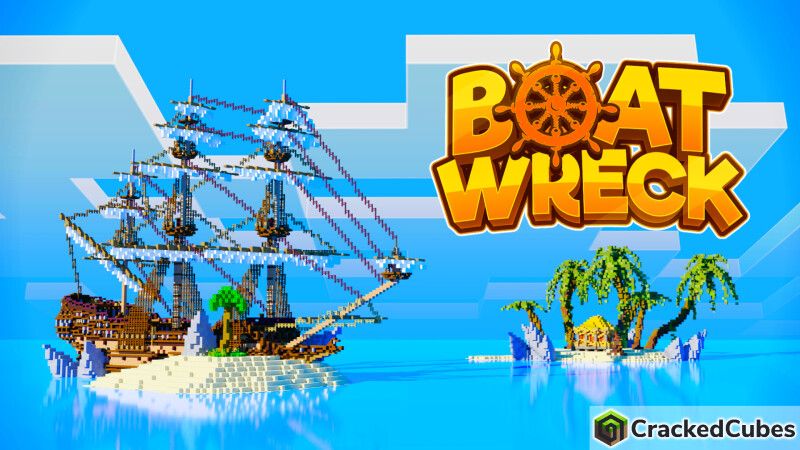 Boat Wreck on the Minecraft Marketplace by CrackedCubes Boat Wreck on the Minecraft Marketplace by CrackedCubes