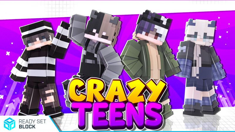Crazy Teens on the Minecraft Marketplace by Ready, Set, Block!