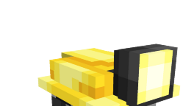 Yellow Miner Hat on the Minecraft Marketplace by BLOCKLAB Studios