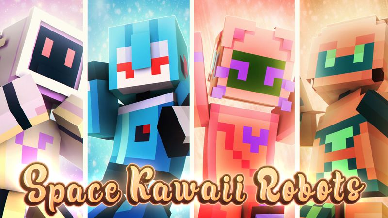 Space Kawaii Robots on the Minecraft Marketplace by Giggle Block Studios Space Kawaii Robots on the Minecraft Marketplace by Giggle Block Studios