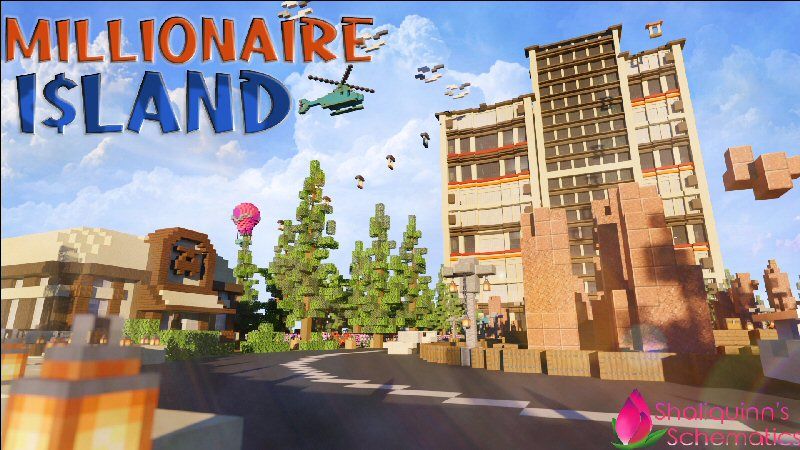 Millionaire Island on the Minecraft Marketplace by Shaliquinn's Schematics Millionaire Island on the Minecraft Marketplace by Shaliquinn's Schematics