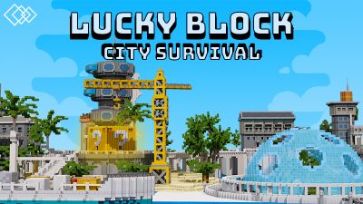 Lucky Block City Survival on the Minecraft Marketplace by Tetrascape