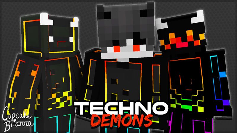 Techno Demons Skin Pack on the Minecraft Marketplace by CupcakeBrianna