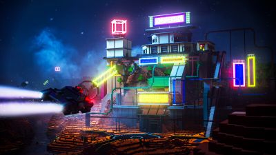 Futuristic Neon Base on the Minecraft Marketplace by CrackedCubes