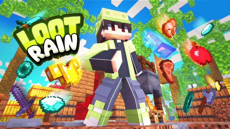 Loot Rain on the Minecraft Marketplace by AquaStudio Loot Rain on the Minecraft Marketplace by AquaStudio