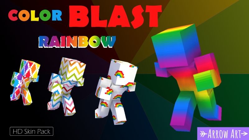 Color Blast Rainbow on the Minecraft Marketplace by Arrow Art Games Color Blast Rainbow on the Minecraft Marketplace by Arrow Art Games
