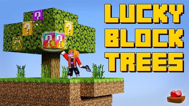 Minecraft But Trees Grow Lucky Block Data Pack 1.19.2, 1.19.1