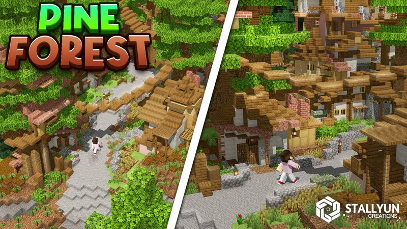 Pine Forest on the Minecraft Marketplace by Pixell Studio