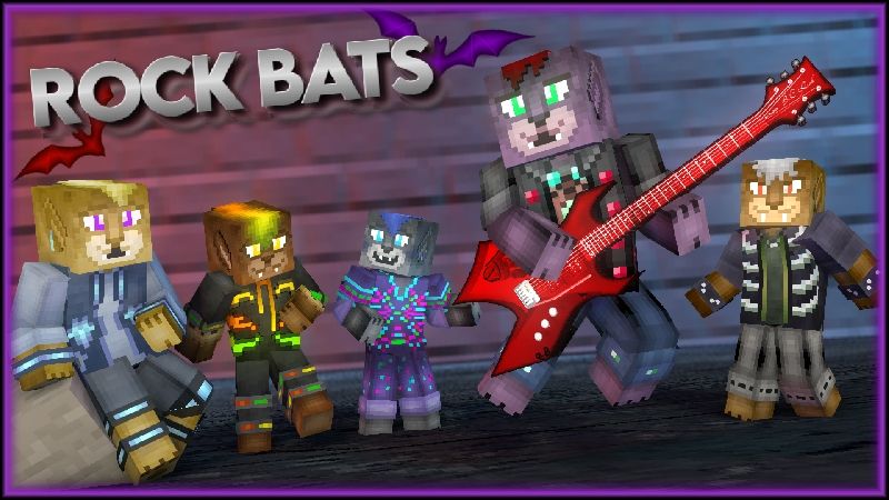 Rock Bats HD Skin Pack on the Minecraft Marketplace by HearttCore Creations Rock Bats HD Skin Pack on the Minecraft Marketplace by HearttCore Creations