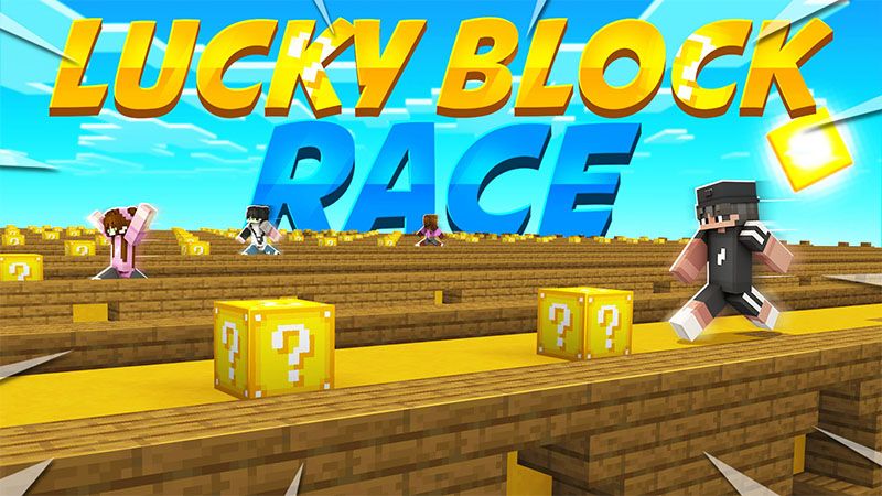 Lucky Block Race on the Minecraft Marketplace by Lua Studios