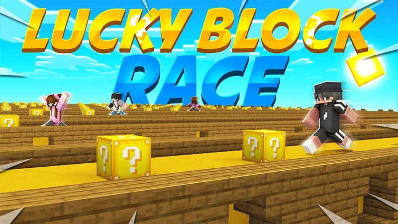 Lucky Block Race on the Minecraft Marketplace by Lua Studios Lucky Block Race on the Minecraft Marketplace by Lua Studios