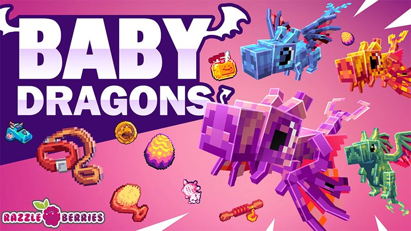 Baby Dragons on the Minecraft Marketplace by Razzleberries