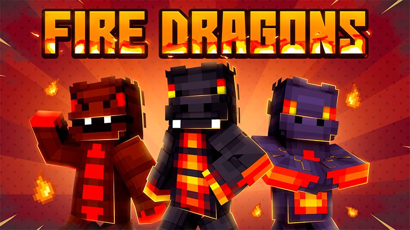 Fire Dragons on the Minecraft Marketplace by The Craft Stars