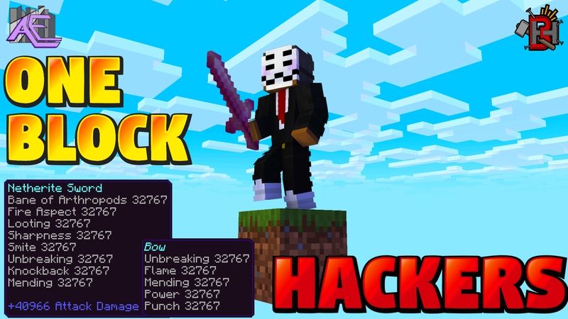 One Block Hackers on the Minecraft Marketplace by Builders Horizon One Block Hackers on the Minecraft Marketplace by Builders Horizon