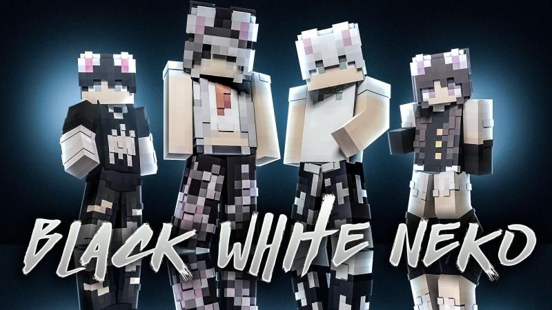 Black White Neko on the Minecraft Marketplace by Podcrash Black White Neko on the Minecraft Marketplace by Podcrash