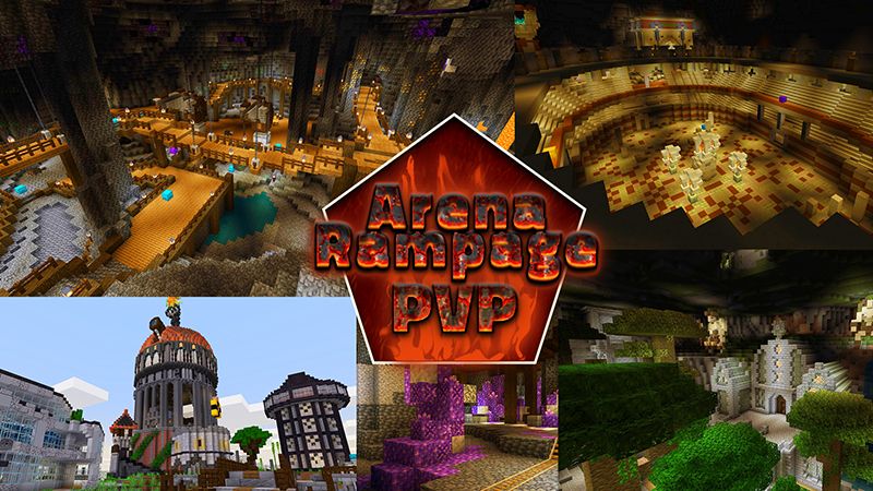 Arena Rampage PVP on the Minecraft Marketplace by JFCrafters
