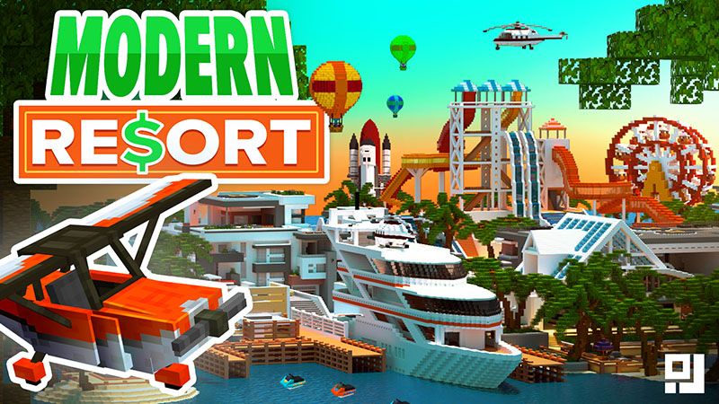 Modern Resort on the Minecraft Marketplace by inPixel Modern Resort on the Minecraft Marketplace by inPixel