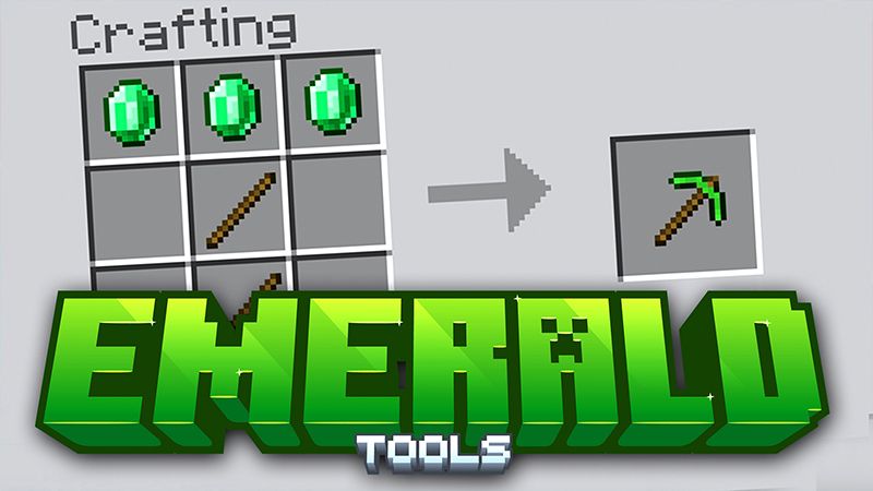 Emerald Tools on the Minecraft Marketplace by Pickaxe Studios Emerald Tools on the Minecraft Marketplace by Pickaxe Studios