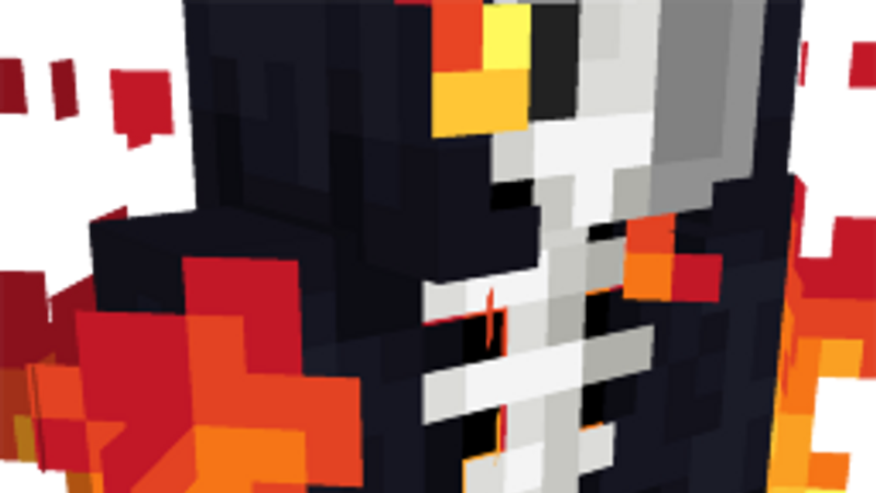 Flame Skeleton Cloak on the Minecraft Marketplace by Venift