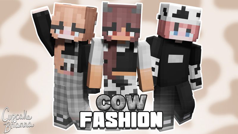 Cow Fashion Skin Pack on the Minecraft Marketplace by CupcakeBrianna