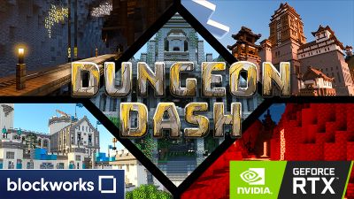 Dungeon Dash RTX on the Minecraft Marketplace by Nvidia