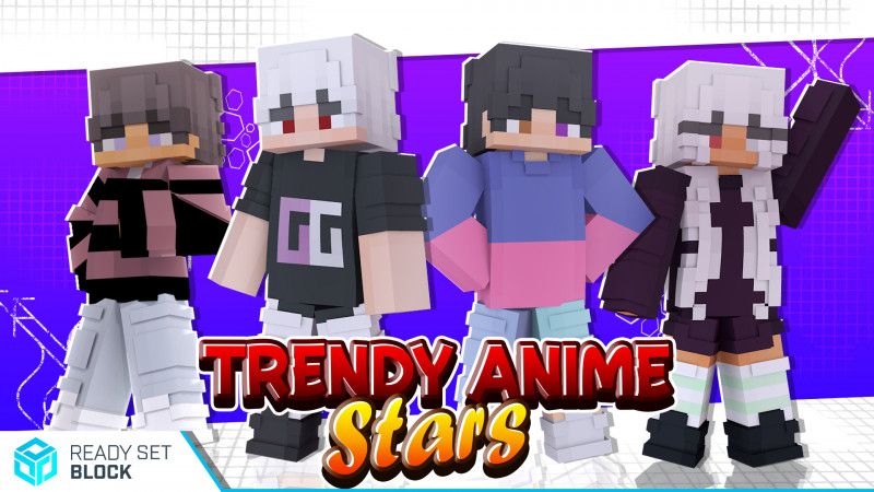 Trendy Anime Stars on the Minecraft Marketplace by Ready, Set, Block!