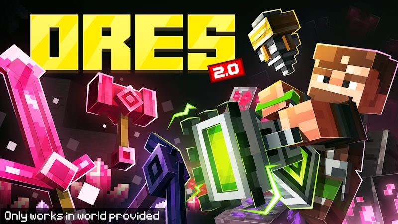 Ores 20 on the Minecraft Marketplace by Levelatics