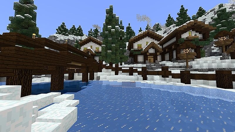 Snowy Slopes Ski Resort by Razzleberries