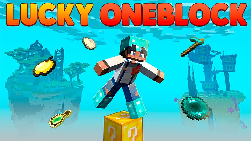 Lucky Oneblock on the Minecraft Marketplace by 2-Tail Productions