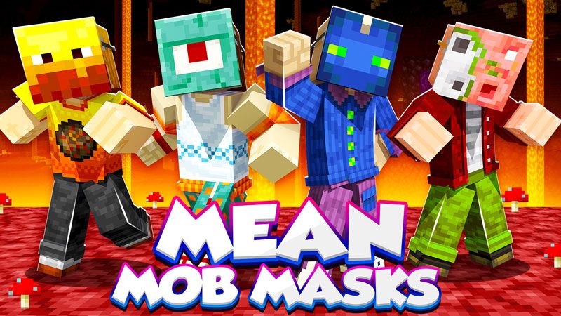 MEAN Mob Masks on the Minecraft Marketplace by Logdotzip MEAN Mob Masks on the Minecraft Marketplace by Logdotzip