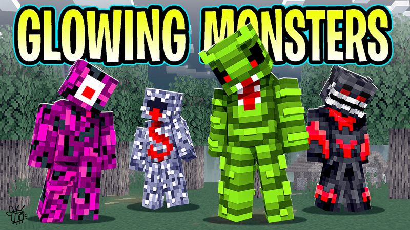 Glowing Monsters on the Minecraft Marketplace by Blu Shutter Bug