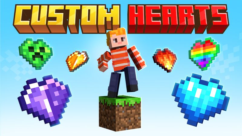 One Block Custom Hearts on the Minecraft Marketplace by MelonBP