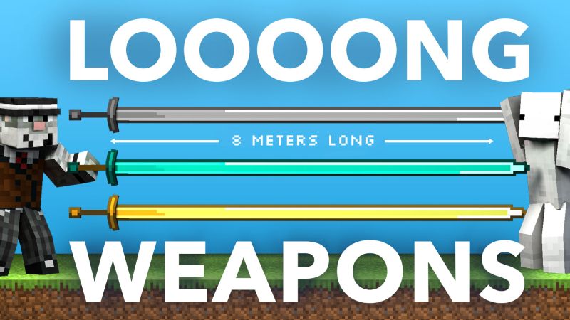Long Weapons on the Minecraft Marketplace by Maca Designs Long Weapons on the Minecraft Marketplace by Maca Designs
