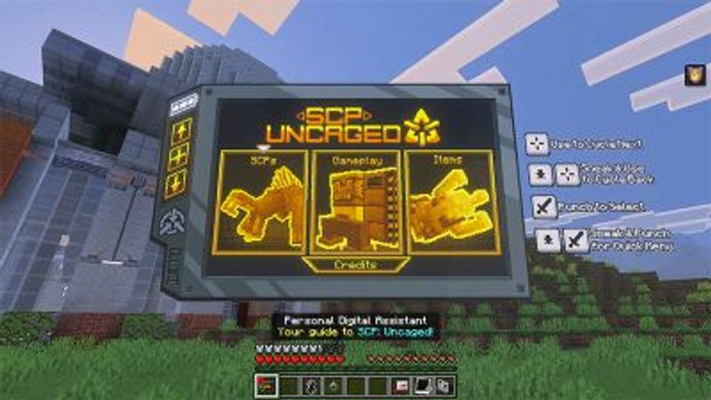 SCP: Uncaged Add-On 1.0.1 on the Minecraft Marketplace by Cloud Corp