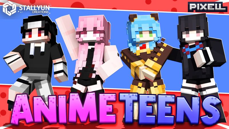 Anime Teens on the Minecraft Marketplace by Pixell Studio