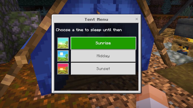 Camping Backpack Add-On by HorizonBlocks