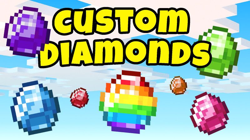 Custom Diamonds on the Minecraft Marketplace by BLOCKLAB Studios Custom Diamonds on the Minecraft Marketplace by BLOCKLAB Studios