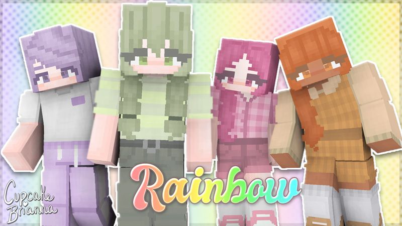 Rainbow HD Skin Pack on the Minecraft Marketplace by CupcakeBrianna