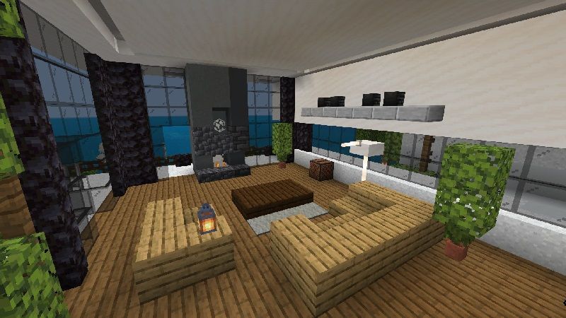 Modern House Survival by In Mine